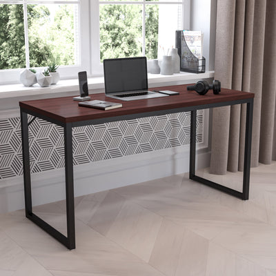 Modern Commercial Grade Desk Industrial Style Computer Desk Sturdy Home Office Desk - 55