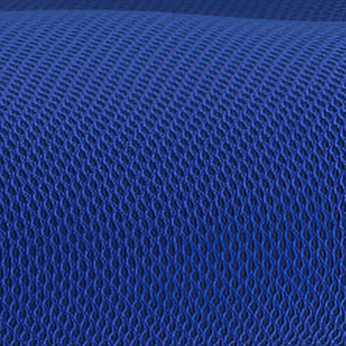 Blue/Black Frame |#| Mid-Back Ergonomic Multifunction Mesh Chair with Polyurethane Wheels-Blue