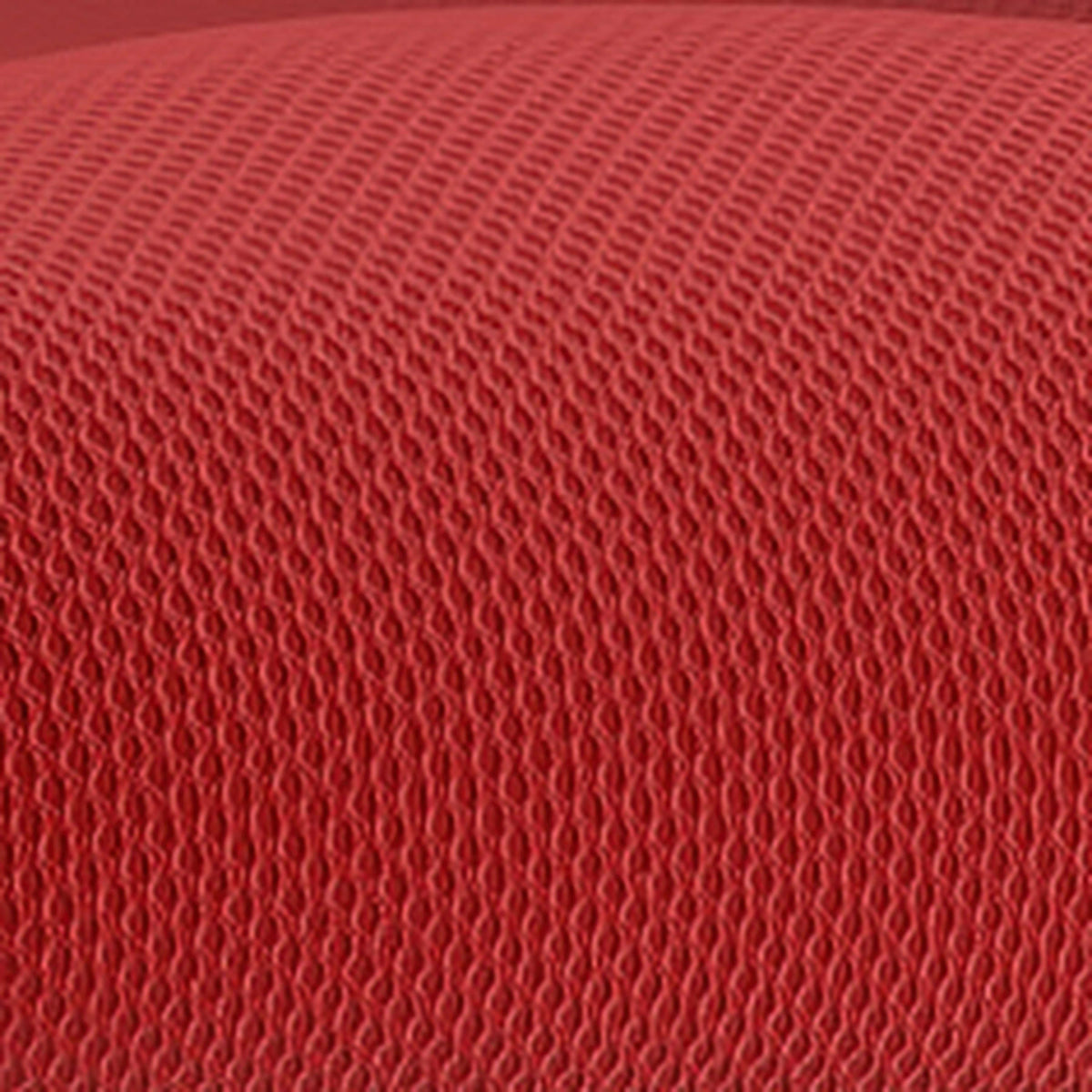 Red Mesh/White Frame |#| Mid-Back Ergonomic Multifunction Mesh Chair with Polyurethane Wheels-Red