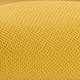 Yellow-Orange/Black Frame |#| Mid-Back Ergonomic Multifunction Mesh Chair with Polyurethane Wheels-Yellow