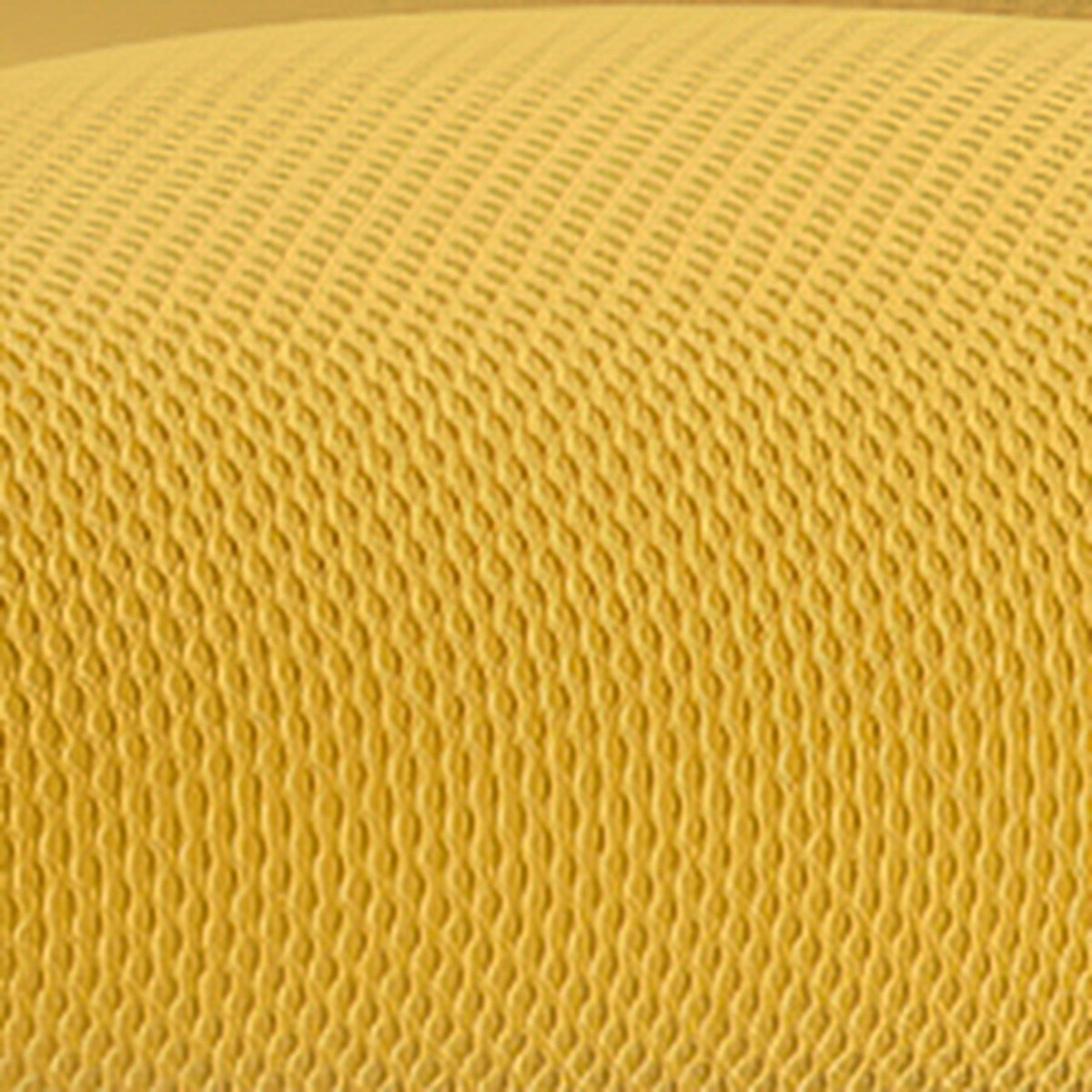 Yellow-Orange/Black Frame |#| Mid-Back Ergonomic Multifunction Mesh Chair with Polyurethane Wheels-Yellow