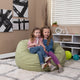 Teal Furry |#| Oversized Teal Furry Refillable Bean Bag Chair for All Ages