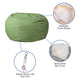 Lavender Dot |#| Oversized Lavender Dot Refillable Bean Bag Chair for All Ages