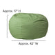 Lavender Dot |#| Oversized Lavender Dot Refillable Bean Bag Chair for All Ages