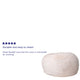 Blush Furry |#| Oversized Blush Furry Refillable Bean Bag Chair for All Ages