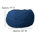 Green Dot |#| Oversized Green Dot Refillable Bean Bag Chair for All Ages