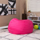 Gray |#| Oversized Solid Gray Refillable Bean Bag Chair for All Ages