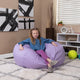Denim |#| Oversized Denim Refillable Bean Bag Chair for All Ages