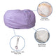 Denim |#| Oversized Denim Refillable Bean Bag Chair for All Ages