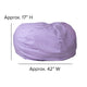 Denim |#| Oversized Denim Refillable Bean Bag Chair for All Ages