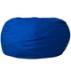 Gray Sherpa |#| Large Faux Sherpa Refillable Bean Bag Chair for Kids and Teens - Gray