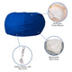 Gray Sherpa |#| Large Faux Sherpa Refillable Bean Bag Chair for Kids and Teens - Gray