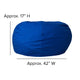 Gray Sherpa |#| Large Faux Sherpa Refillable Bean Bag Chair for Kids and Teens - Gray