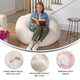 Red |#| Oversized Solid Red Refillable Bean Bag Chair for All Ages