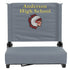 Personalized Grandstand Comfort Seats by Flash - 500 lb. Rated Stadium Chair with Handle & Ultra-Padded Seat