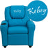 Personalized Kids Recliner with Cup Holder and Headrest