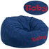 Personalized Oversized Bean Bag Chair for Kids and Adults