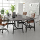 Gray Oak |#| Commercial 60x30 Conference Table with Laminate Top and A-Frame Base - Gray Oak