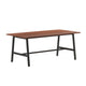 Walnut |#| Commercial 72x36 Conference Table with Laminate Top and A-Frame Base - Walnut