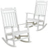 Set of 2 Winston All-Weather Faux Wood Rocking Chair