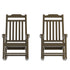 Set of 2 Winston All-Weather Faux Wood Rocking Chair