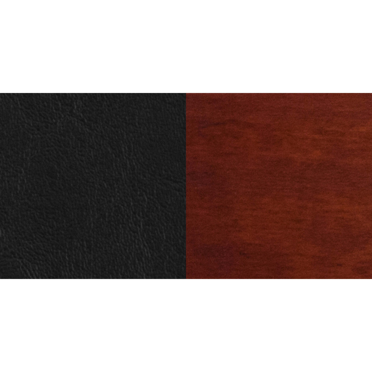 Black Vinyl Seat/Mahogany Wood Frame |#| Slat Back Mahogany Wood Restaurant Chair - Black Vinyl Seat
