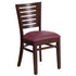 Slat Back Wooden Restaurant Chair