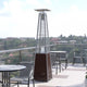 Bronze |#| Outdoor Patio Heater - Bronze - 7.5 Feet Round Steel Patio Heater - 42,000 BTU's