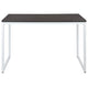 Rustic Gray Top/White Frame |#| Industrial Modern Desk-47inchL Commercial Grade Home Office Desk-Rustic Gray/White