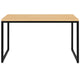 Maple Top/Black Frame |#| Industrial Modern Desk-47inchL Commercial Grade Home Office Desk-Maple/Black