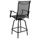 Gray |#| Outdoor Stool - 30 inch Patio Bar Stool / Garden Chair, Gray (Set of 2)