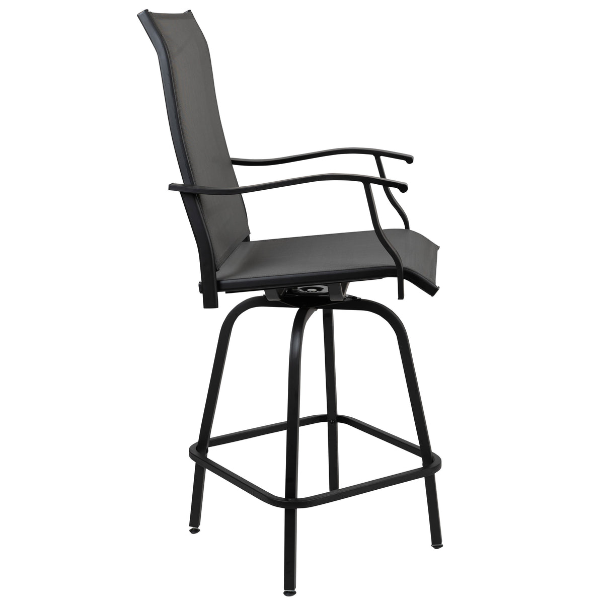 Gray |#| Outdoor Stool - 30 inch Patio Bar Stool / Garden Chair, Gray (Set of 2)