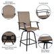 Brown |#| Outdoor Stool - 30 inch Patio Bar Stool / Garden Chair, Brown (Set of 2)