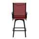 Red |#| Outdoor Stool - 30 inch Patio Bar Stool / Garden Chair, Red(Set of 2)