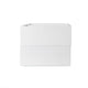 White |#| Set of 3 Engineered Wood Storage Boxes with Pullout Drawers in White