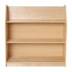 Kid Friendly Wooden Bookshelf in Natural Finish with 3 Display Shelves