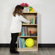 Wooden 3 Section School Classroom Storage Cabinet for Commercial or Home Use