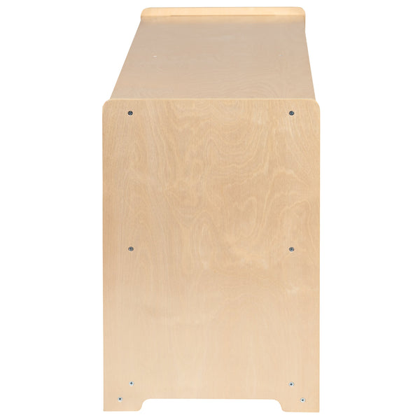 24"H x 36"L |#| Wooden 5 Section School Classroom Storage Cabinet for Commercial or Home Use