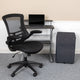 3PC Office Set-Computer Desk, Ergonomic Mesh Office Chair, Mobile Filing Cabinet