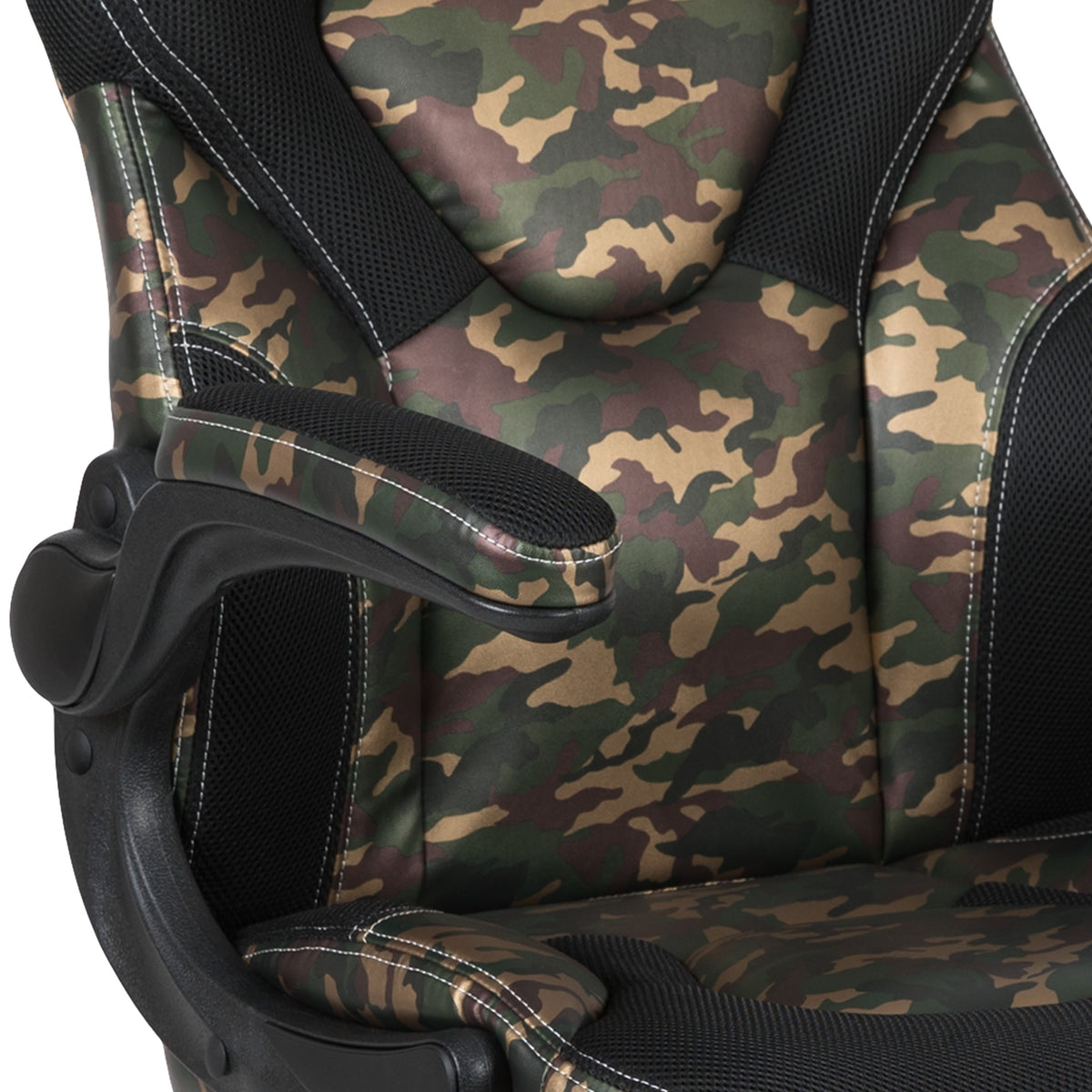 Camouflage |#| High Back Camouflage Racing Style Ergonomic Gaming Chair with Flip-Up Arms