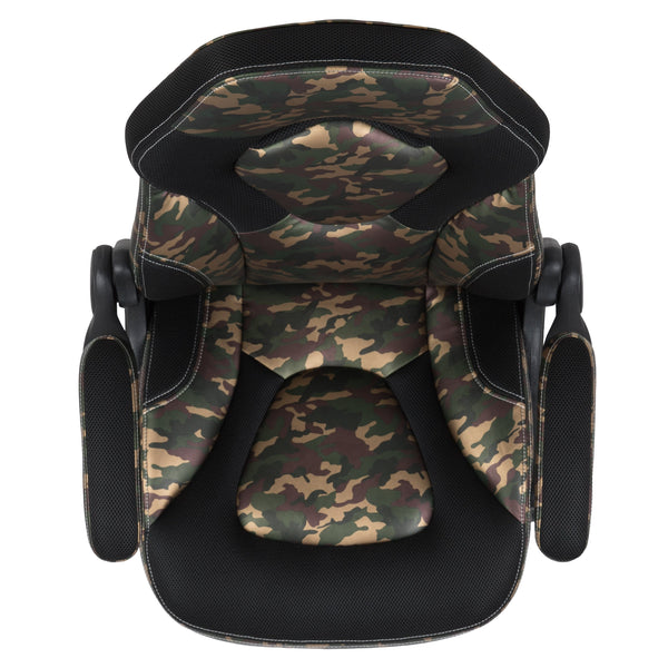 Camouflage |#| High Back Camouflage Racing Style Ergonomic Gaming Chair with Flip-Up Arms