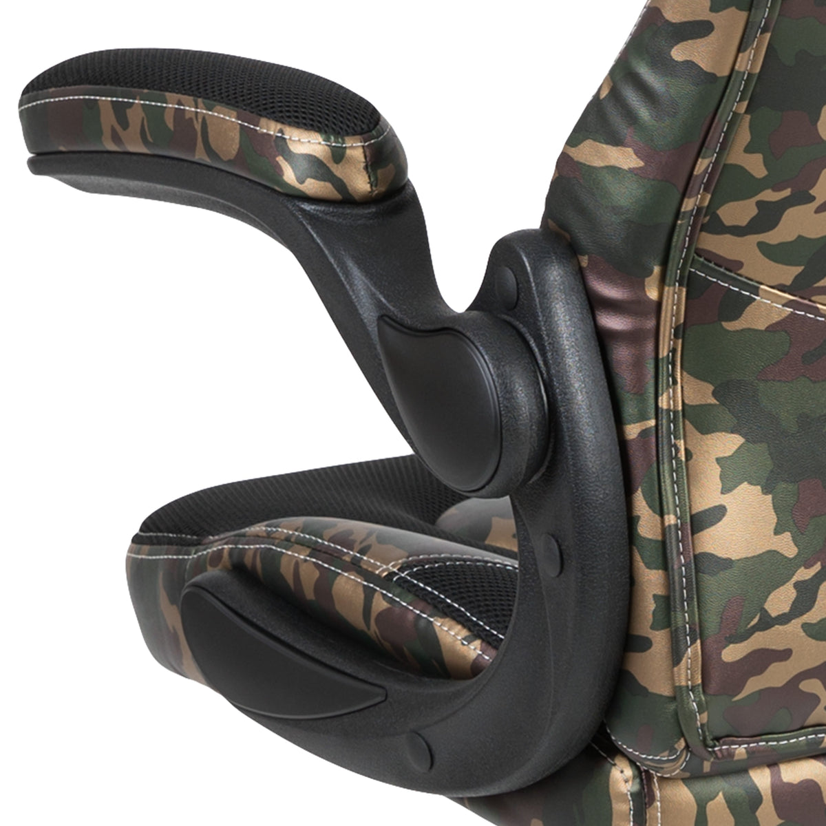 Camouflage |#| High Back Camouflage Racing Style Ergonomic Gaming Chair with Flip-Up Arms