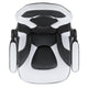 White |#| High Back White/Black Racing Style Ergonomic Gaming Chair with Flip-Up Arms