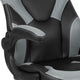 Gray |#| High Back Gray/Black Racing Style Ergonomic Gaming Chair with Flip-Up Arms