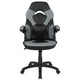 Gray |#| High Back Gray/Black Racing Style Ergonomic Gaming Chair with Flip-Up Arms