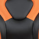 Orange |#| High Back Orange/Black Racing Style Ergonomic Gaming Chair with Flip-Up Arms