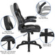 Black |#| High Back Black Racing Style Ergonomic Gaming Chair with Flip-Up Arms