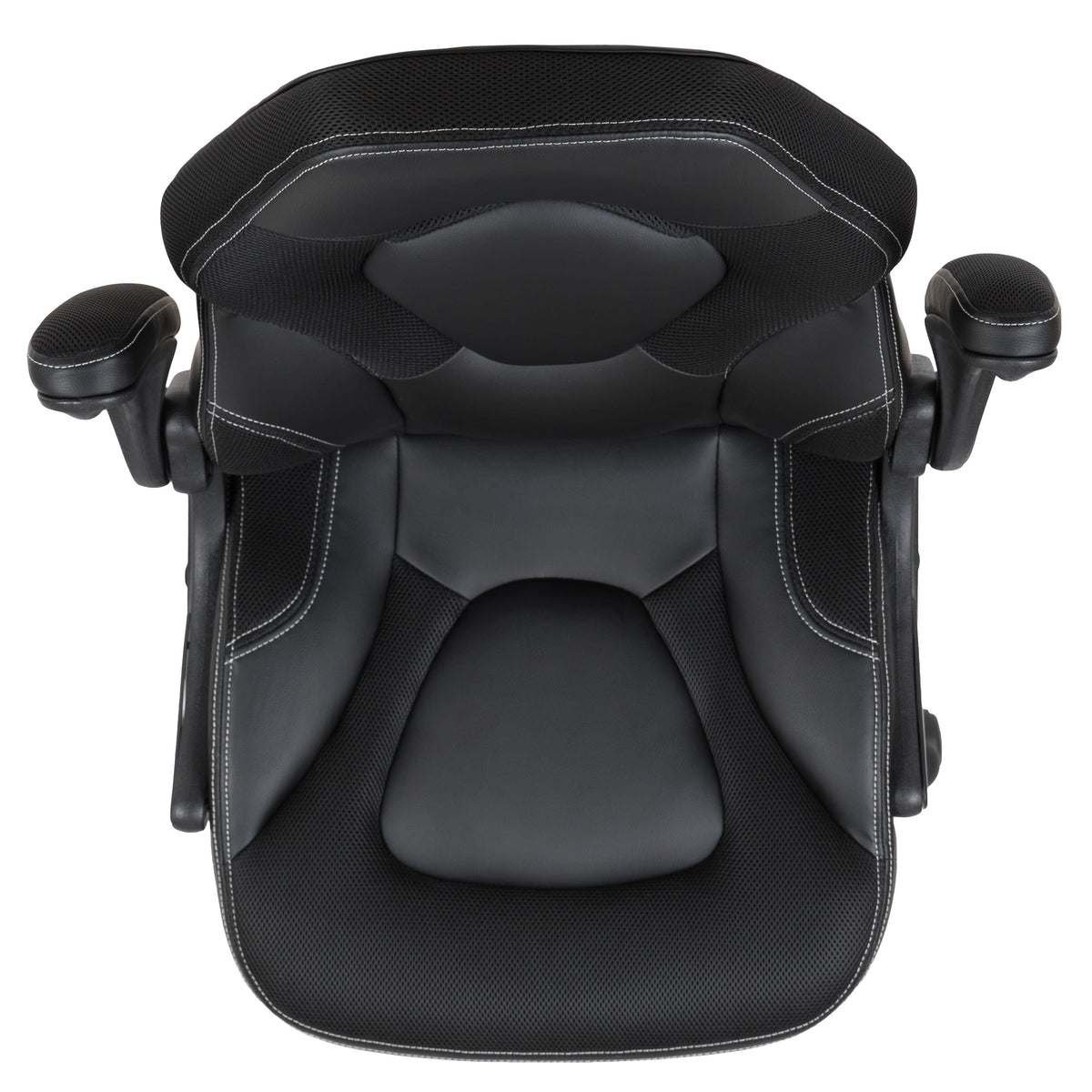 Black |#| High Back Black Racing Style Ergonomic Gaming Chair with Flip-Up Arms