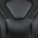 Black |#| High Back Black Racing Style Ergonomic Gaming Chair with Flip-Up Arms