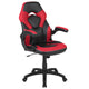 Red |#| High Back Red/Black Racing Style Ergonomic Gaming Chair with Flip-Up Arms